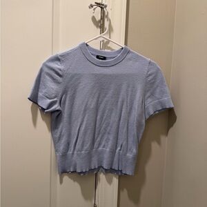 Express Soft Blue Short Sleeve Tee xs